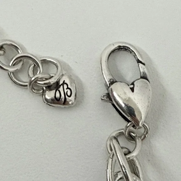 Brighton Heart of Hope Charm Bracelet Courage Love Hope Dream 7 1/2" - 8 1/2" - Picture 12 of 12